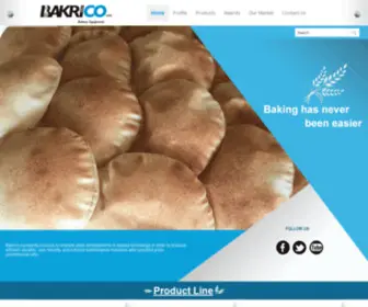 Bakrico.com(Pita Bread machine Lebanon) Screenshot