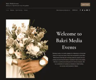 Bakrimedia.com(Bakri Media Events) Screenshot