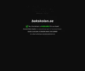 Bakskolan.se(Bakskolan) Screenshot