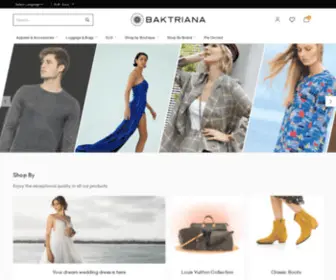 Baktriana.luxe(Baktriana, THE PLACE FOR LUXURY SHOPPING) Screenshot