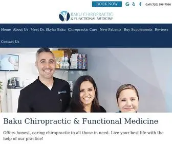 Bakuchiropractic.com(Chiropractor Centennial CO) Screenshot