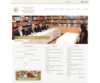 Bakuedu.gov.az(Bakı) Screenshot