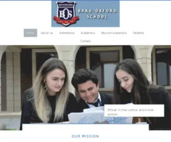 Bakuoxfordschool.com(An education you can count on) Screenshot