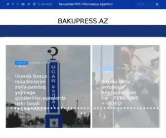 Bakupress.az(Xəbərlər) Screenshot