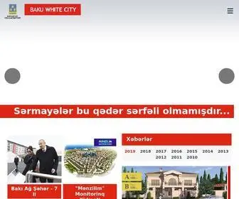Bakuwhitecity.com(Bakı) Screenshot