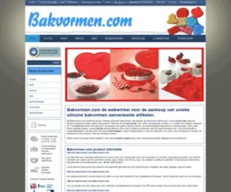 Bakvormen.com(De beste bakvormen online bij) Screenshot