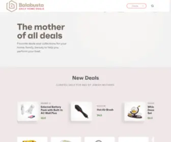 Balabustadailydeals.com(Balabusta Daily Deals) Screenshot