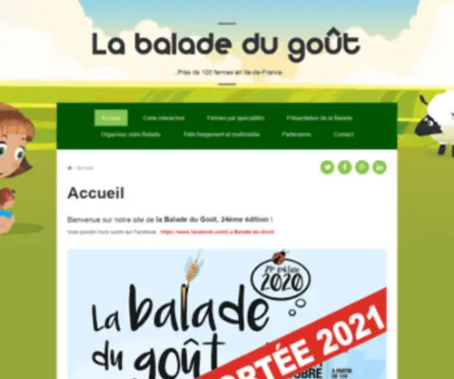 Balade-DU-Gout.fr(Balade du Go) Screenshot