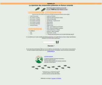 Balades.ch(Bienvenue sur) Screenshot