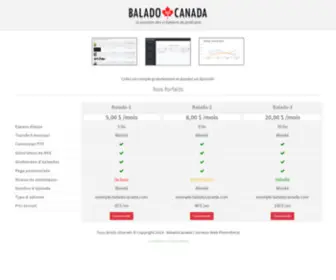 Baladocanada.ca(Balado Canada) Screenshot