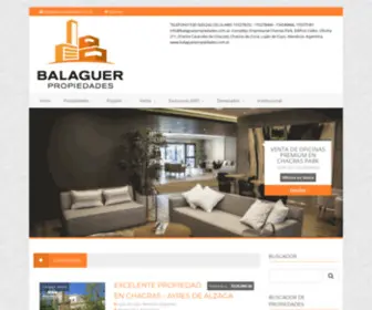 Balaguerpropiedades.com.ar(BALAGUER & ASOCIADOS) Screenshot