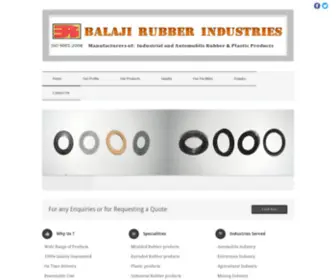 Balaji-Rubber.in(Balaji Rubber Industries) Screenshot