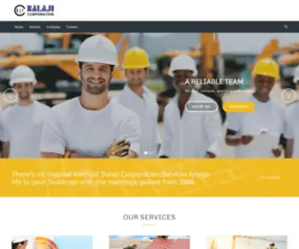 Balajicorporation.co.in(Industrial, Commercial and Decorative projects) Screenshot