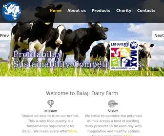 Balajidairy.org(Balaji dairy) Screenshot