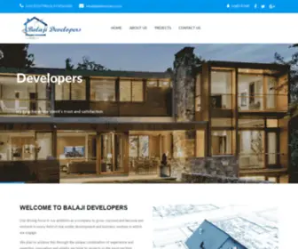 Balajidevelopers.co.in(Balaji Developers) Screenshot