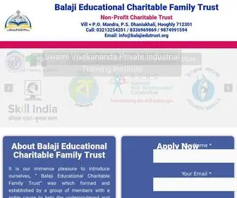 Balajiedutrust.org(Balaji Educational Family Trust) Screenshot