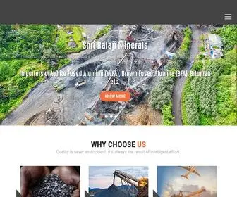 Balajiminerals.com(Balaji Minerals) Screenshot