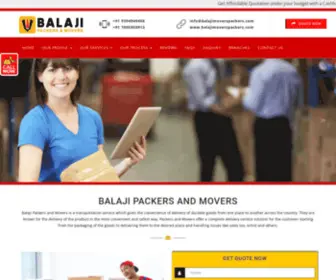 Balajimoverspackers.com(Balaji Packers and Movers) Screenshot