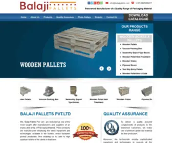 Balajipallets.com(Balaji Pallets) Screenshot