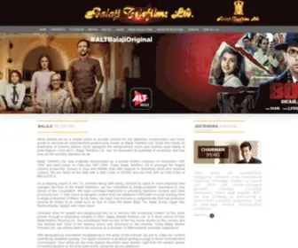 Balajitelefilms.com(Balaji Telefilms Limited) Screenshot