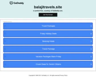 Balajitravels.site(Balajitravels site) Screenshot