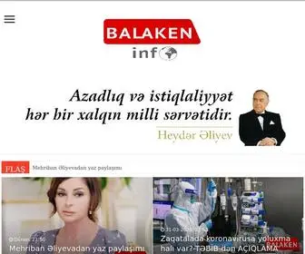 Balaken.info(Xəbər) Screenshot