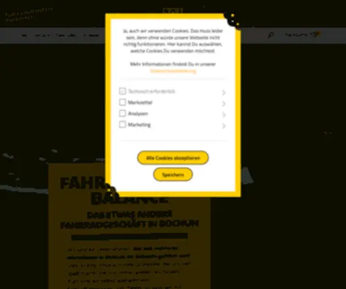 Balance-Fahrradladen.de(Dein kompetentes Fahrradgeschäft in Bochum) Screenshot