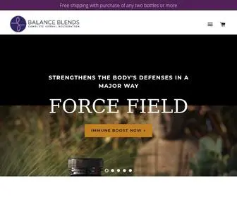 Balanceblends.com(Herbal supplements) Screenshot