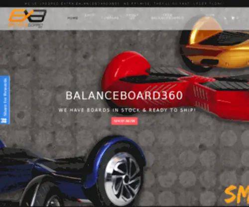 Balanceboard360.com(Create an Ecommerce Website and Sell Online) Screenshot