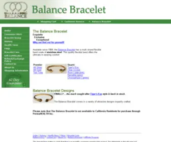 Balancebracelet.com(Balance Bracelet) Screenshot