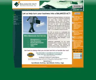 Balanced-ACT.com(Balanced Act Home) Screenshot