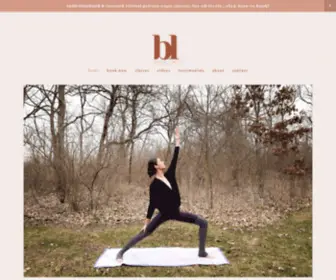 Balanced-Light.com(Balanced Light Yoga) Screenshot