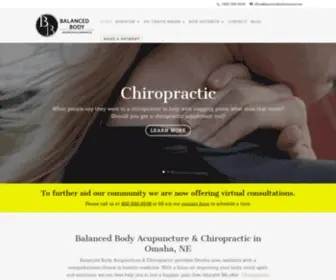 Balancedbodyomaha.com(Balanced Body Acupuncture & Chiropractic) Screenshot