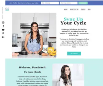 Balancedbombshells.com(Cycle Syncing) Screenshot