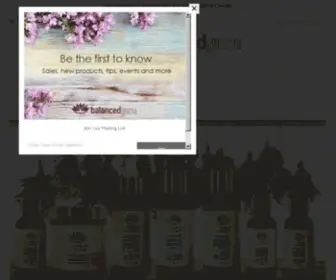 Balancedguru.com(Organic Skin Care Products) Screenshot