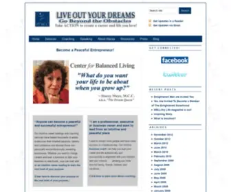 Balancedliving.com(Solutions By Stacey) Screenshot