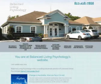 Balancedlivingpsychology.com(Balanced Living Psychology) Screenshot