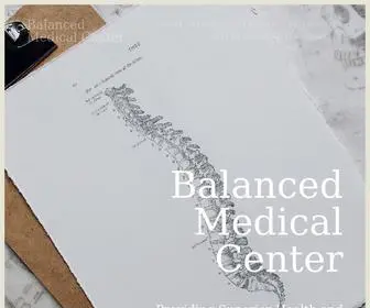 Balancedmedicalcenter.com(Balanced Medical Center) Screenshot