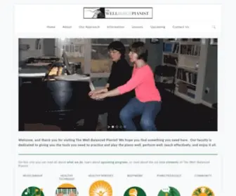 Balancedpianist.com(The Well Balanced Pianist) Screenshot