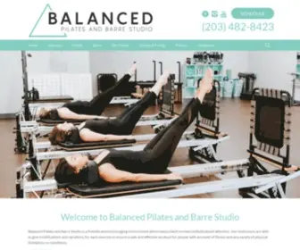 Balancedpilatesbarre.com(CT Pilates Studio) Screenshot