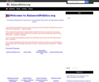 Balancedpolitics.org(Decision Making Politics)) Screenshot