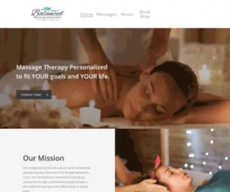 Balancedpromassage.com(Balanced Pro Massage) Screenshot