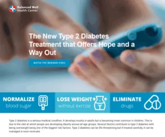 Balancedwellreversingdiabetes.com(The New Type 2 Diabetes Treatment that Offers Hope and a Way Out) Screenshot