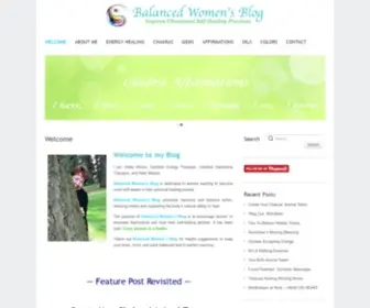 Balancedwomensblog.com(Balanced Women's Blog) Screenshot