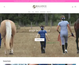 Balanceequestrianapparel.com(Balance Equestrian Apparel) Screenshot