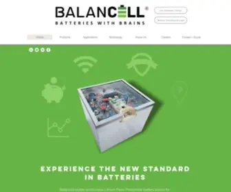 Balancell.com(Lithium Batteries) Screenshot