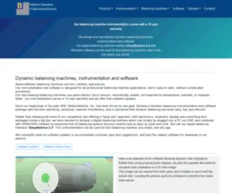 Balancemaster.com(Balancing machines and instrumentation) Screenshot