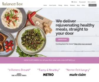 Balancemeals.co.uk(Balance Box) Screenshot