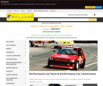 Balancemotorsport.co.uk(Performance Car Parts & Performance Car Conversions) Screenshot