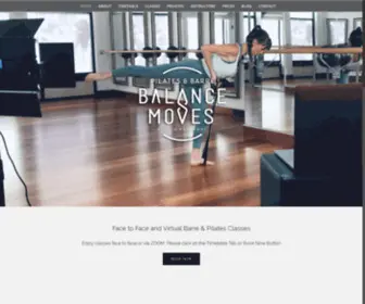 Balancemoves.com.au(Pilates & Barre Studio) Screenshot